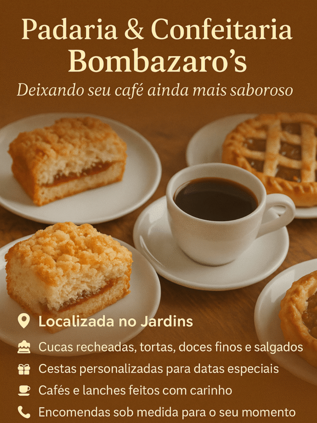Banner padaria bombazaro 's jardins local bela vista