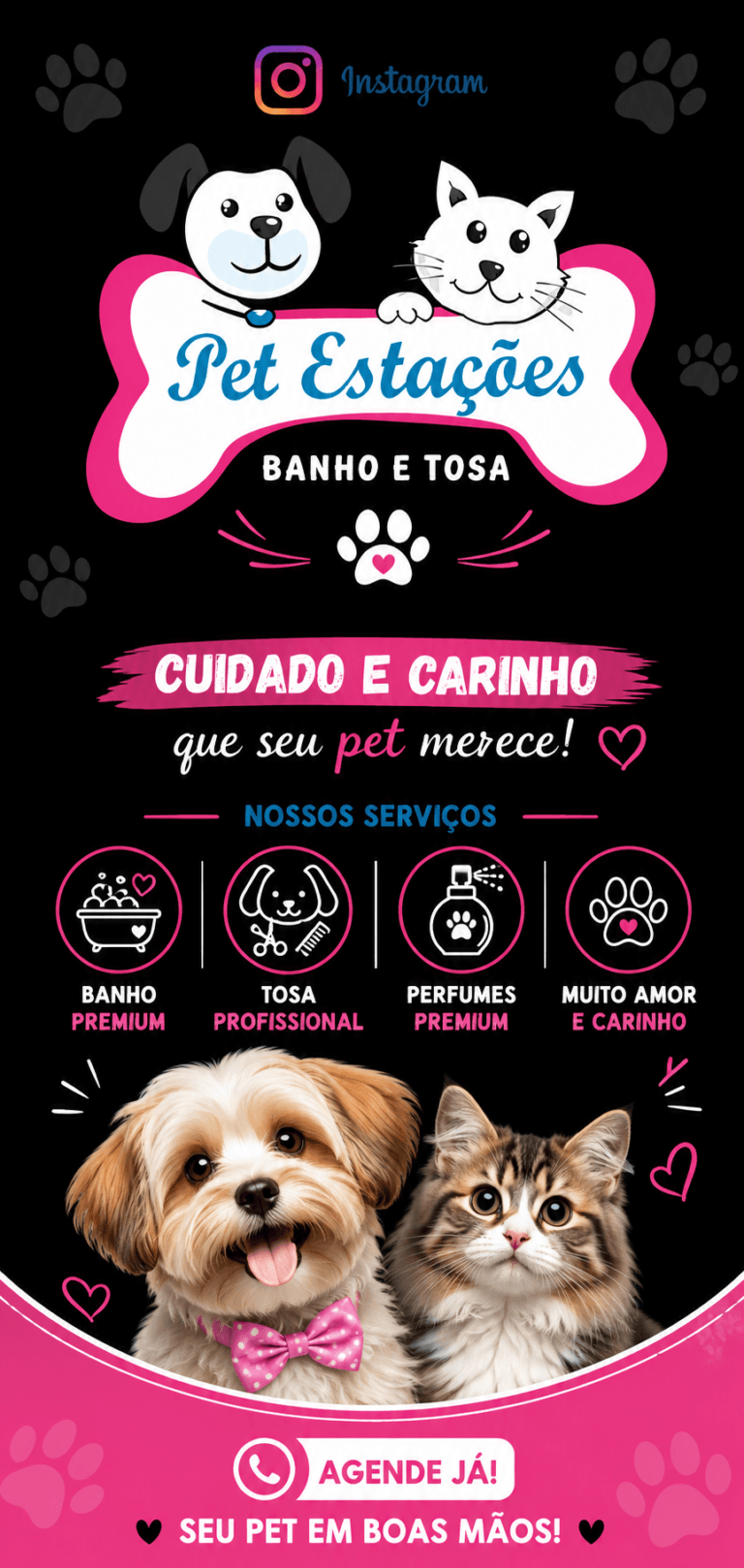 petshop estações na Palhoça Nolocal